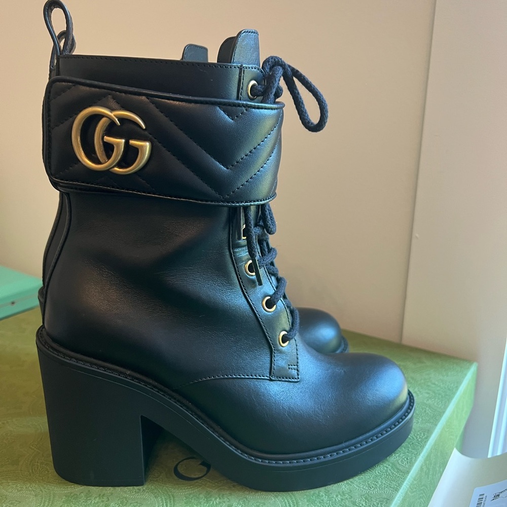Gucci Combat Boots size 36.5